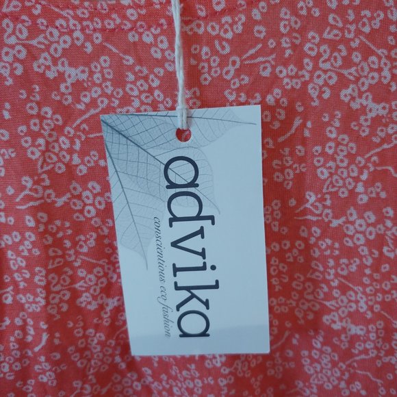 Advika peachy pink ballerina tunic with pockets made out of tencel - Picture 2 of 8